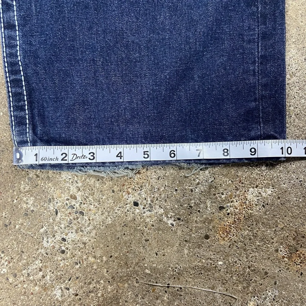 Vintage Y2K True Religion Limited Edition Jeans Size 40 Blue Denim Dark Wash
